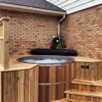 Outdoor Therapy Hot Tub with Cover