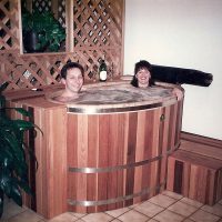 Oval Hot Tub for Two
